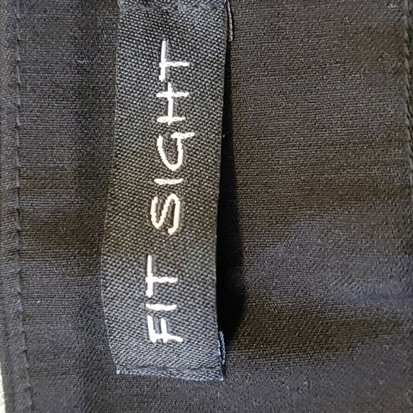 Fit Sight, women's black stretch pants. Size 14. 6 decorative‎ silver buttons. - Picture 7 of 9